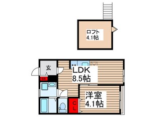 River　Blossom北千住の物件間取画像